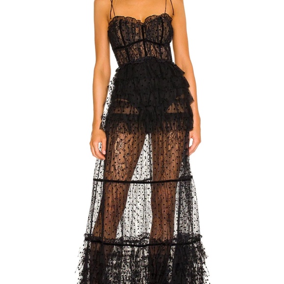 For Love & Lemons Jourdan Maxi Dress - Picture 1 of 2